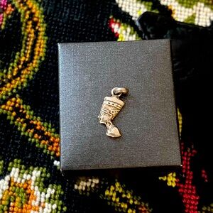 Silver Cleopatra Charm